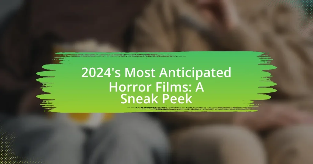 2024’s Most Anticipated Horror Films: A Sneak Peek