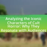 Analyzing the Iconic Characters of Cult Horror: Why They Resonate with Audiences
