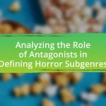 Analyzing the Role of Antagonists in Defining Horror Subgenres