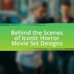 Behind the Scenes of Iconic Horror Movie Set Designs