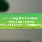 Exploring the Fandom: How Cult Horror Movies Create Community