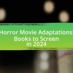 Horror Movie Adaptations: Books to Screen in 2024