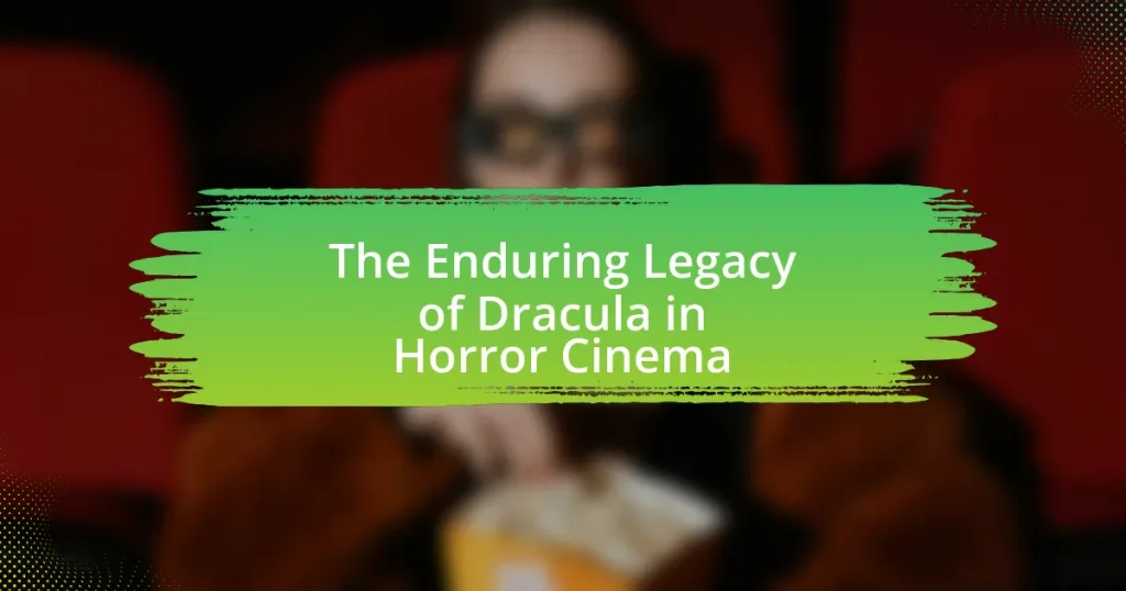 The Enduring Legacy of Dracula in Horror Cinema