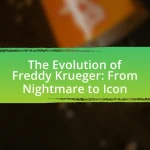 The Evolution of Freddy Krueger: From Nightmare to Icon