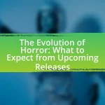 The Evolution of Horror: What to Expect from Upcoming Releases