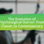 The Evolution of Psychological Horror: From Classic to Contemporary
