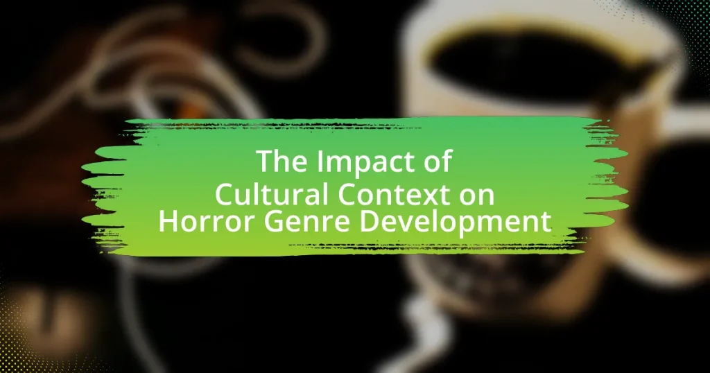The Impact of Cultural Context on Horror Genre Development