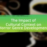 The Impact of Cultural Context on Horror Genre Development