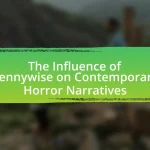 The Influence of Pennywise on Contemporary Horror Narratives