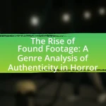 The Rise of Found Footage: A Genre Analysis of Authenticity in Horror