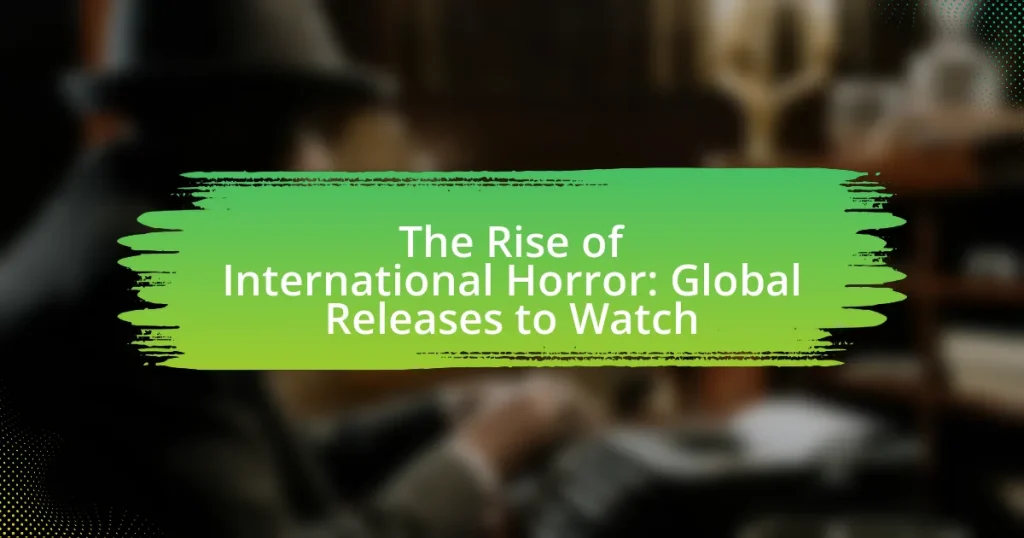 The Rise of International Horror: Global Releases to Watch