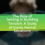 The Role of Setting in Building Tension: A Study of Iconic Horror Locations