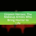 Unseen Heroes: The Makeup Artists Who Bring Horror to Life