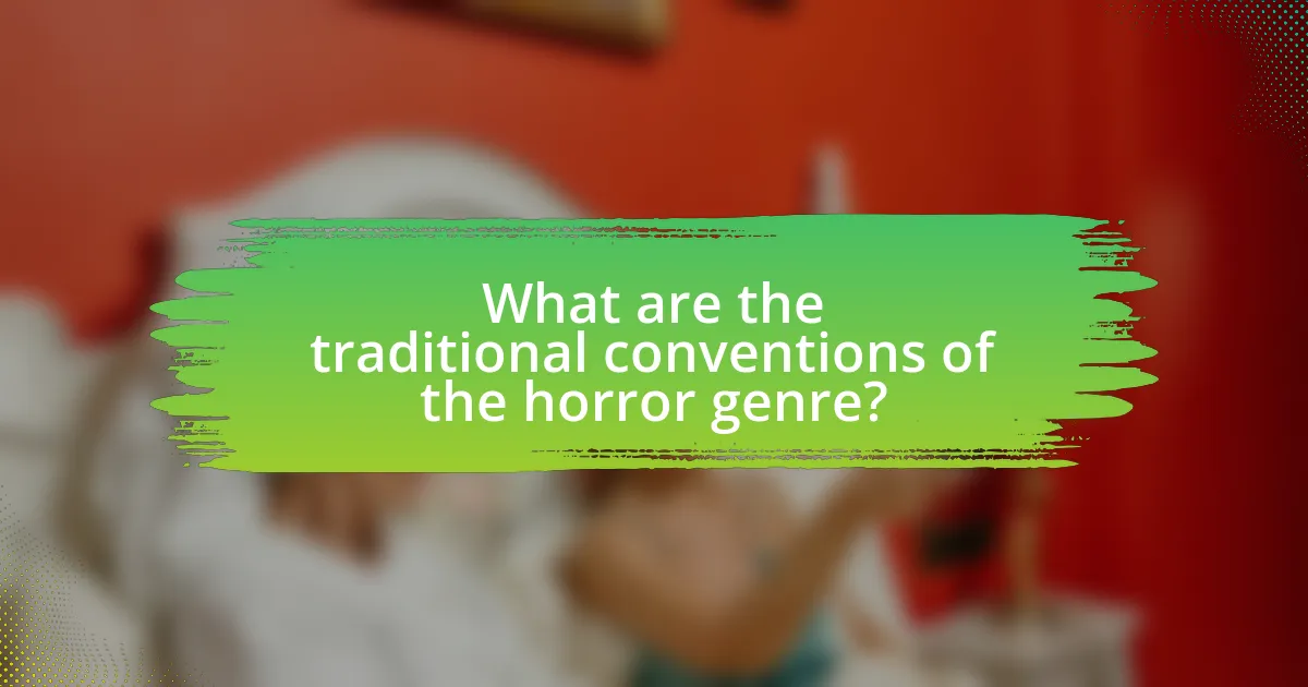 What are the traditional conventions of the horror genre?